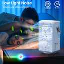 ZUKBEN Portable Air Conditioners, 90 oscillation Mini Air Conditioner Cooler With 3 Speeds 7 Colors, 1000ml Evaporative Air Cooler Fan Timer Mist, for Room Office Camping