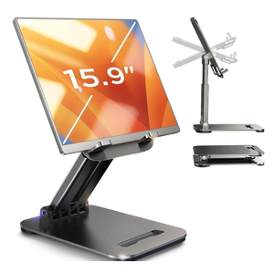 LISEN for iPad Stand Tablet Holder for Desk, Cool Home Office Desk Accessories for Men Women Kids Tablet Gifts, Office Home Essentials Gadgets Portable Monitor Stand for iPad a16 Accessories Switch