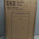EKO Mirage-T 50 Liter / 13.2 Gallon Touchless Rectangular Motion Sensor Trash Can, Brushed Stainless Steel Finish