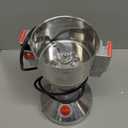 Moongiantgo Grain Mill Grinder Electric 300g Commercial Spice Grinder 1500W Stainless Steel Pulverizer Dry Grinding Machine for Wheat Corn Rice Pepper Herbs Coffee Beans (300g Upright, 110V) (Silver)