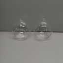 Mkono 2 Packs 6-Inch Round Hanging Glass Planter Air Plant Terrarium Globe for Succulent, Tillandsia, Gifts for Plant Lovers Thanksgiving Christmas Home Decor (Plant Not Included)