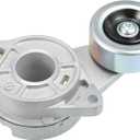 uxcell Car Serpentine Tensioner Assembly No.31170-RB0-J02/31170-RB0-J01 for Honda Fit Base Sport 1.5L L4 - Gas 2009-2013 Silver Tone Metal