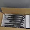 6PK 12 Inch Dimmable LED Flush Mount Ceiling Light,24W, 2520LM, 2700K/3000K/4000K/5000K/6000K CCT Selectable, Round Flat Panel Light Low Profile Ceiling Lamp for Bedroom/Kitchen/Living Room, Black