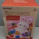 Claw Machine for Kids, Mini Rabbit Vending Machine with Sound, Candy Grabber Prize Dispenser Toy with Mini Plush Toys and Balls Electronic Arcade Game for Girls Boys Ages 3-8, Birthday