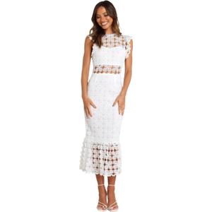 Petal & Pup Women's Lauren Dress (White, S)