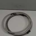 Motoforti 55.12" Length 10mm ID Motorcycle Hydraulic Brake Line Oil Hose Pipe Stainless Steel Braided Cable for ATV Motocross Sport Bikes Silver Tone