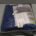 ALANSMA Reversible Weighted Blanket for All Season, Luxury Velvet, Warm and Cool, Adult 5Lb Blue Weighted Blanket, Enjoy Sleeping Anywhere(Blue,36"x48" 5lbs)