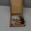 2 Inch Caster Wheels, Threaded Stem Casters Set of 4 Heavy Duty, 5/16"-18x1 (Screw Diameter 5/16", Stem Length 1"), Safety Dual Locking Industrial Castors, Wheels for Cart, Furniture