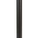 Kitchen Paper Towel Holder Countertop, Black Stainless Steel Rod, White Weighted Natural Marble Base, Heavy Duty Standing Paper Towel Roll Holders Easy One Hand Tear