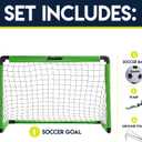 Franklin Sports Mini Soccer Goal with Ball and Pump