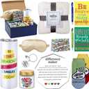 Singhoow 13 Pcs Christmas Thank You Gift Box for Women Teacher Appreciation Week Employee Appreciation Gift Basket Pens Cards Bath Salt Ball Mug for Xmas Coworkers Teacher Nurse Mom Staff Volunteer