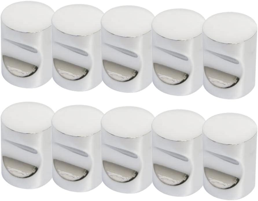 10-Pack Barrel 3/4-inch Knobs in Brushed Nickel