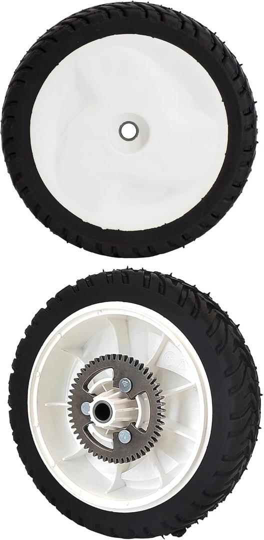Parts Camp 105-3036 Rear Drive Wheels For Toro 105-3036 105-3024 105-3025 Toro 22" Recycler Lawn Mower Gear Rear Wheel 20041 20066 20017 20068 20073 Recycler Self-Propelled Push Mower 8" Wheel 2 Pack