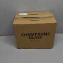 YANGNAY Copas de champn, juego de 12 copas de champn, copas de champn transparentes para fiestas, hogar, uso en restaurantes, capacidad de 6 onzas