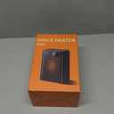 Lerat Electric Space Heater, Small Heater for Indoor Use, 1200W PTC Fast Heating Portable Heater, Overheat & Tip-Over Protection, Heating & Fan Modes for Bedroom, Office, Camping, Milky white