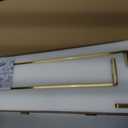 Alise 24 Inch Towel Racks for Bathroom, Towel Rack Wall Mounted with Double Towel Bars, SUS 304 Stainless Steel Towel Shelf, Heavy Duty Hand Towel Holder(Gold Finish)