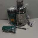 QCen Juicer Machine, 500W Centrifugal Juicer Extractor with Wide Mouth 3 Feed Chute for Fruit Vegetable, Easy to Clean, Stainless Steel, BPA-free (Green)