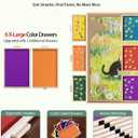 Join&Joy 1500 Piece Puzzle Board Pro, with 6 Drawers & Cover, 34"x25"