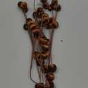 6 Pcs 14 Inch Christmas Tree Picks Velvet Christmas Ornaments Spheres Ball Pick Velvet Xmas Tree Branches Hanging Decoration Wreath Home Office Party Ornament (Taupe)