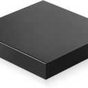 Chunful Black Acrylic Display Box Riser Trophy Base Acrylic Pedestal Stand Block Versatile Trophy Diorama Base and Storage for Photography Props Home Office Decor Showing(12" L X 12" W X 2" H)