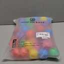 LANGXUN 50 100 200 Soft Plastic Ball Pit Balls for Kids, Gift for Baby Toddler Birthday Christmas, Ball Pit Play Tent, Baby Kiddie Pool Water Toys, Party Decoration (50 Balls, 7 Rainbow Colors)