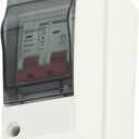 Miniature Circuit Breaker 16A DC500V for Solar Panels Outdoor Disconnect Switch IP65 Rated DIN Rail Enclosure RV Breaker Box