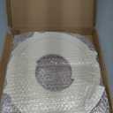 INCREWAY Split Design 12 Inch Ceiling Medallion for Lights & Fans - 5 Inch Cutout, Detachable PU Segments, Easy Install, White Ceiling Plate Decor