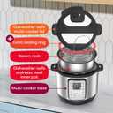 Instant Pot Duo Plus 9-in-1 Multicooker, Pressure Cooker, Slow Cook, Rice Maker, Steamer, Saut, Yogurt, Warmer & Sterilizer, Includes App with Over 800 Recipes, Stainless Steel, 6 Quarts