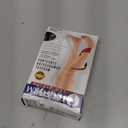 Truform 30-40 mmHg Compression Stockings for Men and Women, Thigh High Length, Dot-Top, Open Toe, Black, X-Large