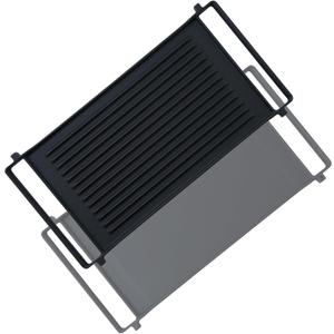 Upgraded WB31X24998 Reversible Griddle Replacement for GE Stove Parts Cast Iron Griddle Plate WB31X24738 JXGRILL1 GE Gas Range Cooktop Parts Genuine Stove Top Burner Griddle Center Flat Top Pan