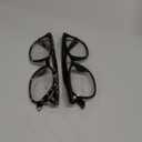 Gaoye Stylish Blue Light Glasses for Woman - Computer Glasses for Blue Light Blocking - Lightweight Frames - 2 pack (A1 Matte Black+leopard)