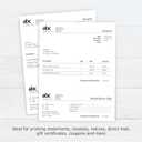 PrintWorks Professional 3 1/4" Horizontal Perforated Paper 8.5 x 11 - Perfect For W-2, 1099, & Statement Use - Made in the USA - 500 Sheets - 20 lb - Printer Compatible - White (04115)