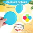 Soulchen 56 Pcs/96 Pcs End of Year Student Gift for Students from Teacher 3.4" Flying Disc Colorful Mini Disc Flyer Toys with Card and Rope for Boy Girl Kids School Summer Graduation Supplies