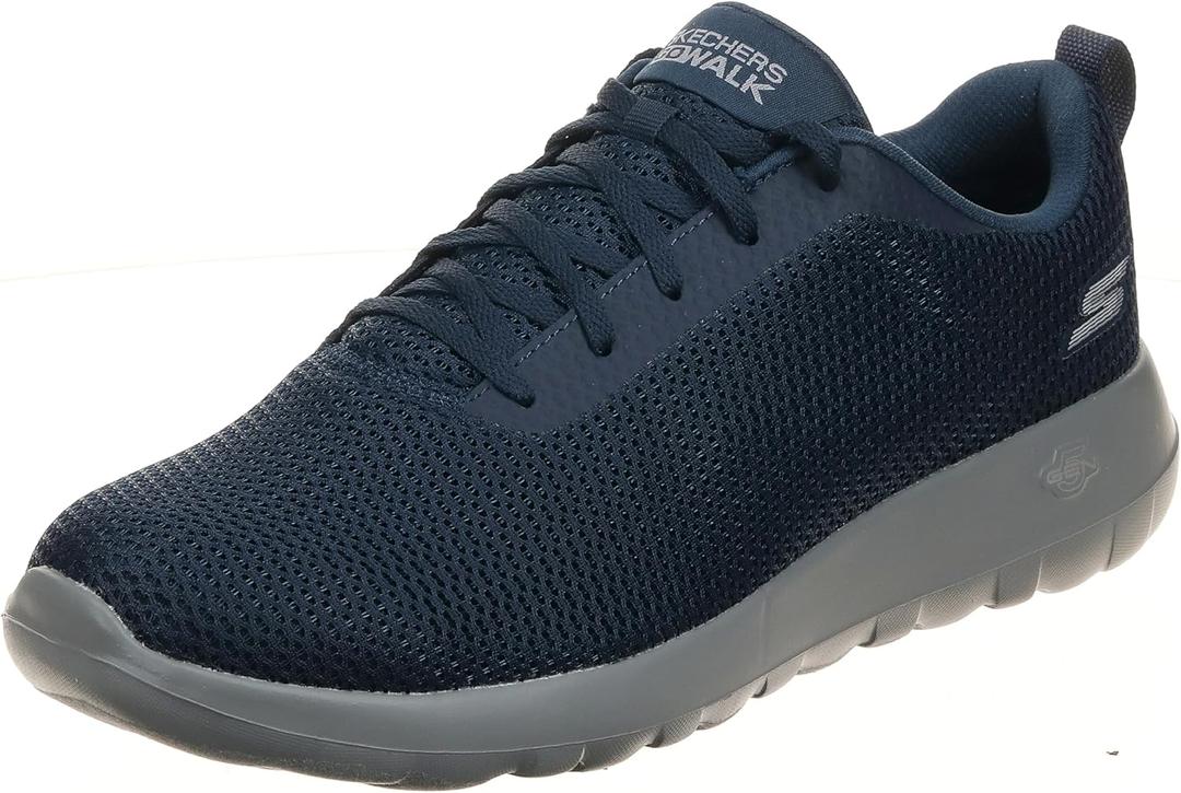 Skechers Men's Go Walk Max - Effort Walking Shoes (11, Navy/Gray)