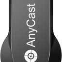 4K/1080P Anycast M100 Wireless Display Adapter, SmartSee WiFi Display Dongle HD Screen Mirroring Dual Core H.265/HEVC Decoder HD TV Stick Without Switching Miracast Airplay DLNA Support 4K 1080P