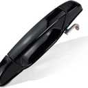 Exterior  Black Door Handle Front Left Driver Side Compatible with 2007-2014 Chevy Silverado Suburban Avalanche Tahoe, GMC Sierra Yukon, Cadillac Escalade Replaces# 20828258, 22738721, 25960525