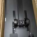 Foldable Mobile Standing Desk, 27 Inch Small Rolling Laptop Cart Height Adjustment, 90 Tiltable Sofaside Table, No Assembly Needed Portable Computer Workstation, Black