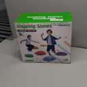 Stepping Stones for Kids Outdoor Toys for Toddlers 3-5 8 Pcs Frog Balance Step Stone Up to 265lbs Indoor Outdoor Toy for Kids Obstacle Course Sensory Toys for Toddler Ages 3-8 Gift for Boys Girls