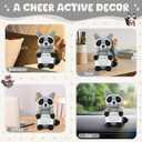 JoycuFF Sister Birthday Gifts Mini Raccoon Birthday Gifts for Sister Positive Crochet Animals Cheer Up Gift for Sisters Handmade Emotional Support Crochet