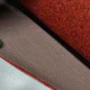 Office Chair Mat for Low Flat Pile Carpet/Hardwood Floor, Round 39"x39" Non-Slip & Noise Reducing Carpet Floor Protector Mat (Wine Red)