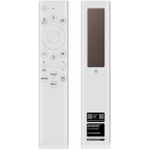 BN59-01391A Solar Frame TV Remote Replacement for Samsung Smart TV with Voice Bluetooth Rechargeable Solar Cell, Compatible with Samsung 2020 to 2025 Neo LED 4K Ultra HD TV Samsung Frame Remote (Grey)