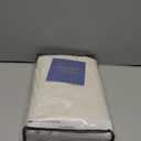 100% Blackout Shield Linen Blackout Curtains for Bedroom 84 Inches Long, Back Tab/Rod Pocket Living Room Drapes, Thermal Insulated Blackout Curtains 2 Panels Set, 50" W x 84" L, Cream