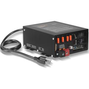 100A RV Power Converter with Built-in 4 Stage Smart Battery Charger with Reverse Polarity, Overload and Thermal Protection, Replacement for PM4 Power Converter 100A 110V AC to 12V DC 100 Amp