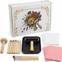 Lnncdsc Linocut Kit for Beginners & Adults  Complete Block Printing Supplies with Carving Tools, Brayer, 5 Pack 46 inch Linoleum Blocks for DIY Stamp Making, Home Art Projects, Classroom Crafts.