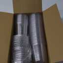 50 Pack Clear Plastic Cups with Strawless Sip Lids, 16 oz Iced Coffee Cups With Lids, Disposable PET Crystal Cups, Round Bottom To Go Cup for Iced Coffee Juice Smoothie Cold Beverage