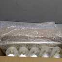 Prestee 100 Gold Plastic Champagne Flutes - 4.5 oz Disposable Champagne Glasses for Toasting at Weddings, Mimosas, Cocktails, Great Gatsby Party Decorations, and Events