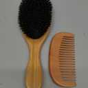 Belula 100% Boar Bristle Hair Brush Set (Medium). Soft Natural Bristles for Thin and Fine Hair. Restore Shine And Texture. Wooden Comb, Travel Bag and Spa Headband Included!