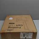 JJRING Folding Rolling Crate, Portable Utility Cart, Collapsible Handcart Shopping Trolley, Rolling Crate with Wheels for Teacher, Grocery, Office and Luggage