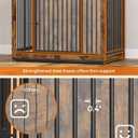 Feandrea 38" Dog Crate Furniture, Heavy-Duty Dog Kennel Side End Table