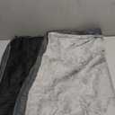 Sunheir Washable Extra Large Dog Bed Covers Soft Plush Replacement, Waterproof Dog Bed Liner, Pet Bed Cover with Zipper 41x27x3 Inches, Grey, Cover Only